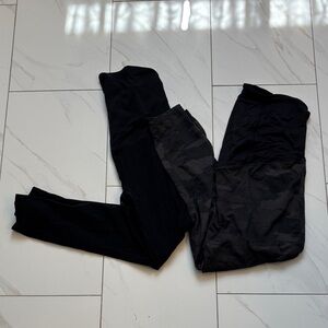 Isabel Maternity by Ingrid & Isabel Legging Bundle- Size Large Maternity